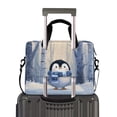 thumbnail image 2 of 16" Laptop Briefcase for Work Travel Laptop Shoulder Bag Carrying Handbag Laptop Case Cute Penguin in Winter, 2 of 8