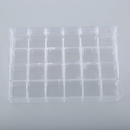 24Slots PlasticTransparent Multifunctional Clear Lipstick Stand Case Cosmetic Makeup Tools Lipstick Rack Organizer