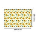 thumbnail image 5 of PUREYAH Front Door Mat Indoor Entrance, Non-Slip Washable Sunflower Flower Background Decorative Rug Carpet for Bedroom Living Room Bathroom 36"x24", 5 of 8
