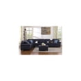 thumbnail image 5 of Devion Furniture Ella Faux Leather Modular Sectional Sofa with ottoman and cupholder console, 5 of 5