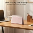 thumbnail image 6 of Desk Calendar 2026, Thick Paper Twin-Wire Binding Standing Flip Desk Calendar Portable 2026 Monthly Desktop Calendar for Daily Schedule Home Office Supplies, Pink, 6 of 9