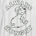 thumbnail image 2 of Boy's One Hundred and One Dalmatians Always Hungry Graphic Tee White Medium, 2 of 4