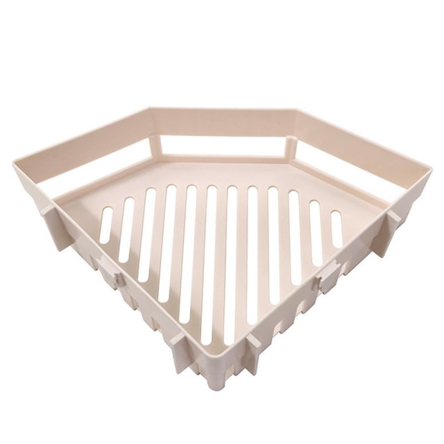 Traceless Kitchen Shower Shelf Storage Organizer for Bathroom Rack and Household Products
