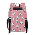 thumbnail image 3 of ALAZA Clear Backpack Footballs PVC Transparent BookBag, 3 of 7