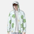 thumbnail image 4 of Kll Kawaii Frogs Print Men'S Women’s Upf 50+ Sun Protection Outdoor Hoodie Jacket Long Sleeve Fishing Hiking Performance Shirt- Small, 4 of 8