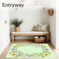 thumbnail image 3 of ODIKA 8' x 10' Machine Washable Non-Slip Area Rug, Floral sunflower High Traffic Rug, Yellow, 635953, 3 of 7