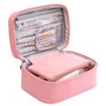 thumbnail image 1 of Bolsa de cosméticos Bolsa de aseo impermeable Bolsa desmontable con cremallera para mujeres y niñas, 1 of 7