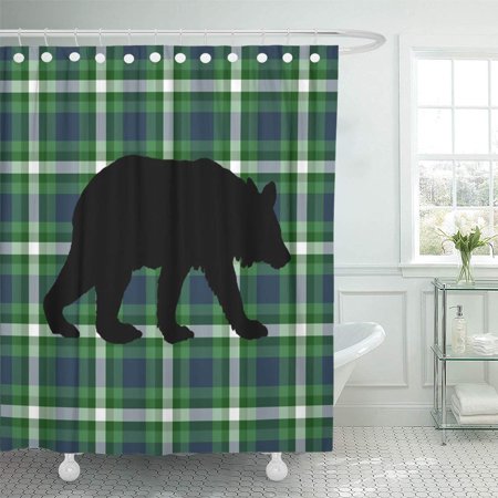 Yusdecor Colorful Cute Classic Dark Blue Green Lumberjack Plaid Cool Bathroom Decor Bath Shower Curtain 60x72 Inch Walmart Canada