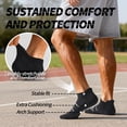 thumbnail image 6 of Mqamex Athletic Ankle Socks Mens, Cushioned Cotton Short Socks,6 Pairs Sizes 6.5-12.5, 6 of 7