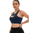 thumbnail image 4 of LELINTA Strappy Sports Bra for Women Sexy Crisscross for Yoga Running Athletic Gym Workout Fitness Tank Tops, 4 of 7