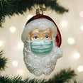 thumbnail image 5 of Old World Christmas Santa with Face Mask Blown Glass 2020 Unique Christmas Ornaments for Christmas Tree Decorations, 5 of 6