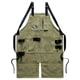thumbnail image 2 of Delantal de herramientas perfecl ajustable para carpintero verde, 2 of 8