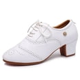 thumbnail image 5 of XIHAHA zapatos de mujer, zapatos de baile latino, zapatos de Salsa Jazz para mujer, tacones de 5cm, zapatos de baile de salón, zapatillas de deporte de suela blanda para mujer, 5 of 5