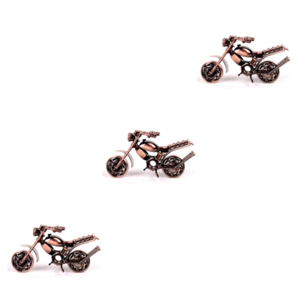 Billuyoard Auténticos vehículos de True Metal: modelo de motocicleta altamente detallado y articulado Arte del hierro Gran idea de regalo bronce Type1 NO1