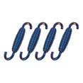 thumbnail image 1 of 4pcs de 60mm de Longitud Resorte Giratorio de Azul de Tubo de Escape de Motocicleta, 1 of 1