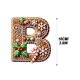 thumbnail image 3 of Seyotauo 26 Gingerbread Alphabet Letter Ornaments, Christmas A to Z Letters - Xmas Tree Hanging Ornaments for DIY Crafts, 3 of 3