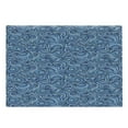 thumbnail image 1 of East Cutting Board, Zentangle Style Circles Swirling Lines Ornate Exotic Tribal, Decorative Tempered Glass Cutting and Serving Board, Large Size, Pale Blue Navy Blue, by Ambesonne, 1 of 1