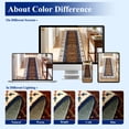 thumbnail image 3 of 2'x8' Runner Rug, Yamaziot Washable Rug Runner for Hallway, Non Slip Laundry Room Mat Kitchen Floor Carpet, Persian Boho Blue, 3 of 8