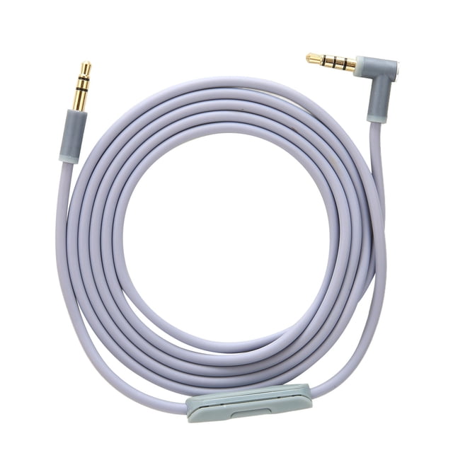 Cable de audio de repuesto, cable de audio de repuesto con cable de audio de repuesto con micrófono en línea y control de pista Cable de audio de repuesto Altamente recomendado