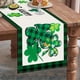 thumbnail image 4 of Camino de mesa para el Día de San Patricio | Decoración de mesa para fiestas irlandesas | Tela de poliéster impermeable y fácil de limpiar | Decoraciones para mesas de comedor, cocinas y fiestas, 4 of 6