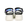 thumbnail image 4 of Women Hologram Snap Buckle Clasp Open Toe Flatform Sneaker Sandal 18828, 4 of 6