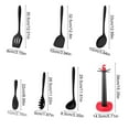 thumbnail image 5 of Usloyux Under $5 Silicone Spatula Utensil Set, 7-Piece Food Grade Kitchen Tools Collection, Heat Resistant Non Stick Pan Utensils, Cooking Baking Kitchenware Essentials, Kitchen Gadgets Must Haves, 5 of 9