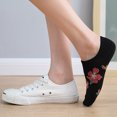 thumbnail image 6 of 5/10 Pairs Women Flower Pattern Invisible Socks Spring Summer Sweat Absorbing Breathable Soft Comfortable Knitted Casual Socks ﻿, 6 of 9