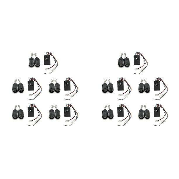 10X de Alarma Ebike Control Remoto Dual 36V 48V 60V 72V Accesorios de Alarma Reemplazo Universal de Bicicleta EléCtrica Impermeable