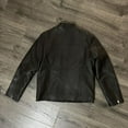 thumbnail image 4 of COLE HAAN Men's Lambskin Leather Moto Jacket In Java Size Medium B4HP $695, 4 of 8