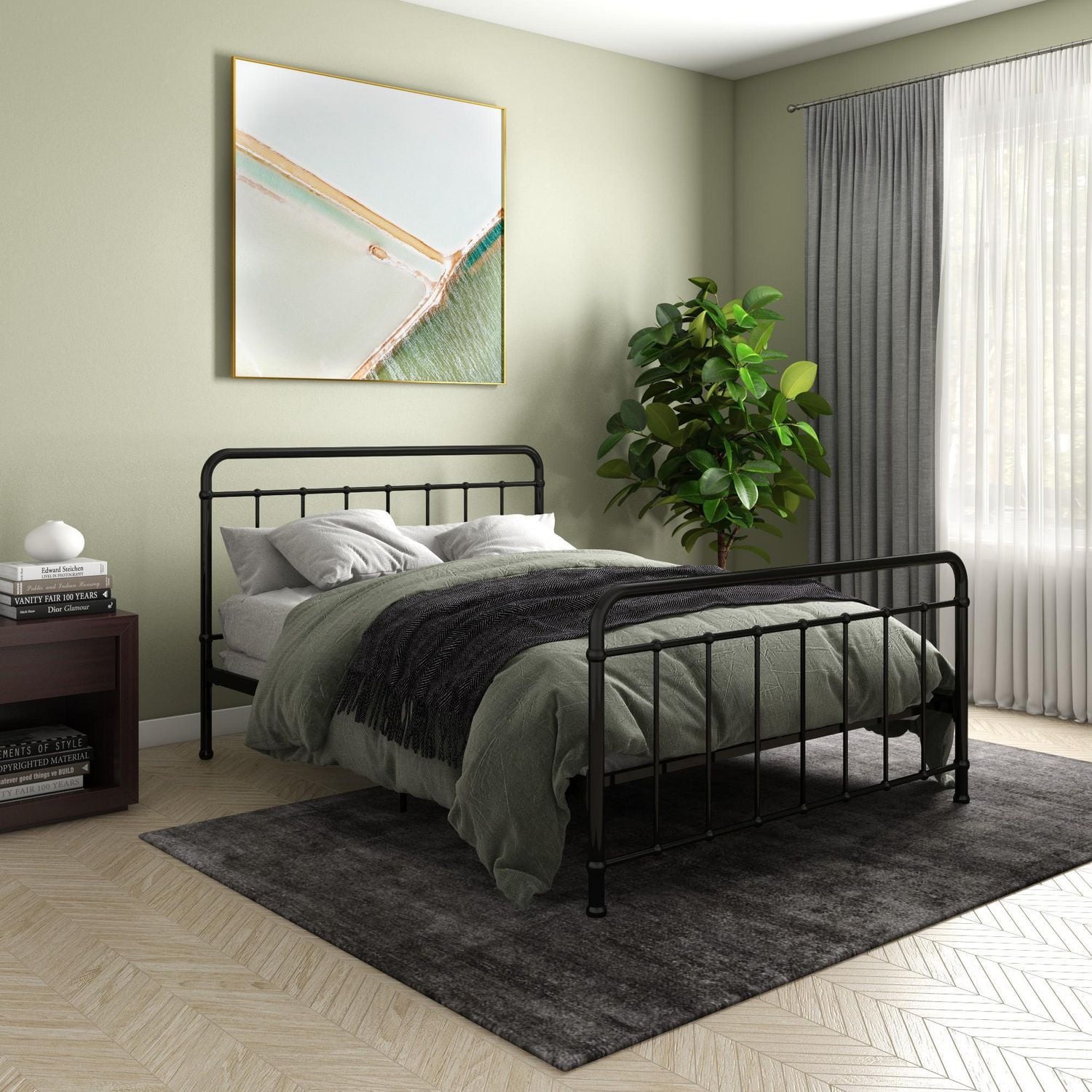 DHP Brooklyn Iron King Bed