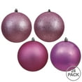 thumbnail image 2 of Vickerman 2.4" Mauve 4-Finish Ball Ornament Assortment, 24 per Box, 2 of 2