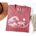 thumbnail image 4 of Comfort Colors Sea Turtle T-Shirt: Ocean Wave Graphic Tee, 4 of 4