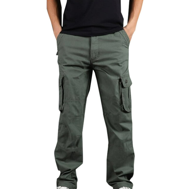 Tarmeek Men's Cargo Pants Ripstop Tactical Pants, Lightweight EDC Hiking  Work Trousers Outdoor Cargo Pants with Multi Pocket
