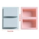 thumbnail image 4 of Molde de Manual Ounissouiy de 2 cavidades de silicona rectangular para jabón DIY Rosa, 4 of 6