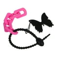 thumbnail image 4 of Llavero con forma de mariposa para bolso, colgante para coche, bolso, mochila, billetera, 4 of 8