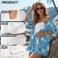 thumbnail image 6 of Xoenoiee Turtle Starfish Print 2 Piece Sets for Women Summer Oversized Short Sleeve Blouse and Shorts Lounge Sets Matching Outfits Clothing for Holiday Vacation, L, 6 of 7