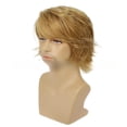 thumbnail image 4 of Men's wigs short hair, men's wig replacement wigs realistic men's wigs, synthetic wigs for men's Christmas daily wear, 4 of 7