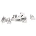 thumbnail image 3 of Connecteur en Aluminium à Angle Droit, 10Pcs 3D Accessoires d'Imprimante Code d'Angle Fixation Matériel EU Code Standard pour les Écrous à Bride pour T, 3 of 8