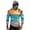 Dark Blue, variant on Palm Tree Print Sun Shirts for Men, Slim Fit UV Sun Protection Compression Fishing Hooded Shirts Lightweight Outdoor Hiking and Fishing Gear