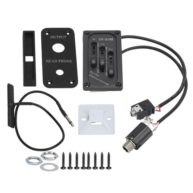 Kit de accesorios de ecualizador Silent EQ ajustable para violín CV-210E eléctrico