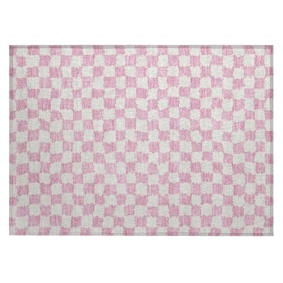 Dalyn Rugs Machine Washable Indoor/Outdoor Chantille Pink 1'8" x 2'6" Rug