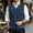 Dark Blue, variant on Men's Argyle Knit Sweater Vest V Neck Sleeveless Pullover Classic Vintage Business Casual Fall Winter Layering for Men Khaki XXL