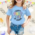 thumbnail image 2 of YUEHUA First Day Of School Shirt Kids Classic Quick-Dry Round Neck Short Sleeve Hello First/second/third Grade Tshirt Back To School Tees Tops, 2 of 5