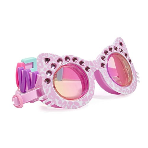 Cat Shaped Swimming Goggles For Kids by Bling2O Anti Fog, No Leak, Non Slip and UV Protection PurrFect Pink Colored Fun... by