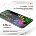 thumbnail image 5 of Screen Protector for LG Q70 Tempered Glass [HD Full Coverage] [Easy Installation] [Round Edge] [Scratch Resistant] [9H Hardness] [Bubble Free] Screen Cover Film 2 PACK, 5 of 5