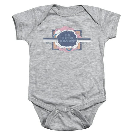

Electric Company/Since 1971-Infant Snapsuit Athletic Heather-12Mos