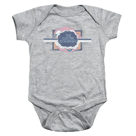 Electric Company/Since 1971-Infant Snapsuit Athletic Heather-12Mos