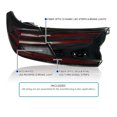 thumbnail image 3 of Spec-D Tuning Black Smoke LED Sequential Tail Lights w/ Red Light Bars and Startup Animation Compatible with 2018-2022 Honda Accord 4Dr Sedan, Left + Right Pair Assembly, 3 of 5