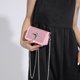 thumbnail image 1 of Bolso Bandolera Cadena De Gran Capacidad Para Mujer Fashionalbe Simple Commuter Crossbody Bag (Rosa) Sywqhk Para Estrenar, 1 of 7