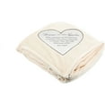 thumbnail image 6 of Pavilion Gift Company Forever in Our Hearts-50x60 Super Soft Royal Plush Throw Blanket, Cream, 6 of 8